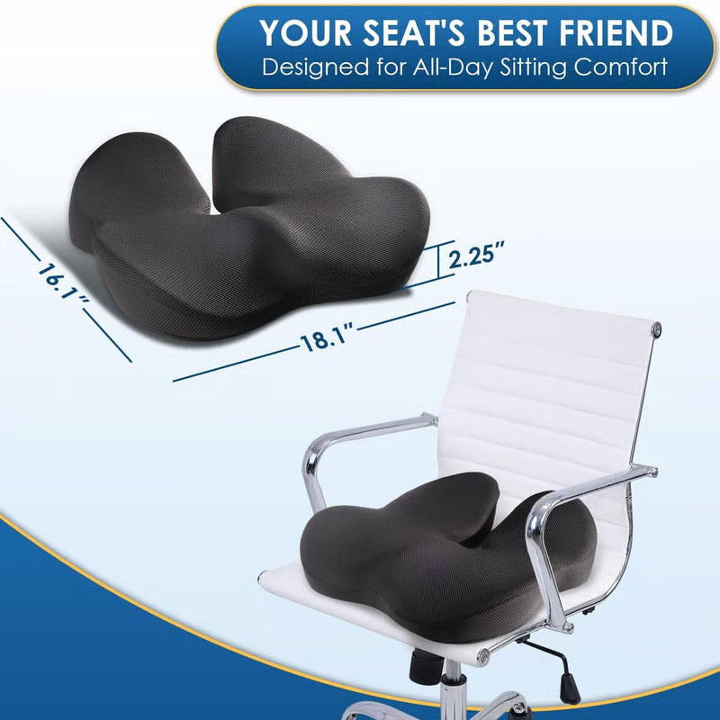 🎁LAST DAY 50％ OFF🎁Ergonomic Memory Foam Seat Cushion